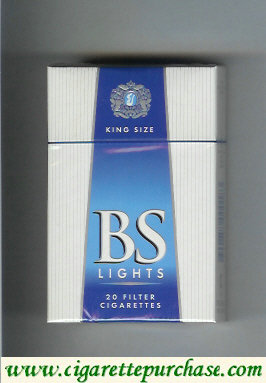 BS Lights cigarettes